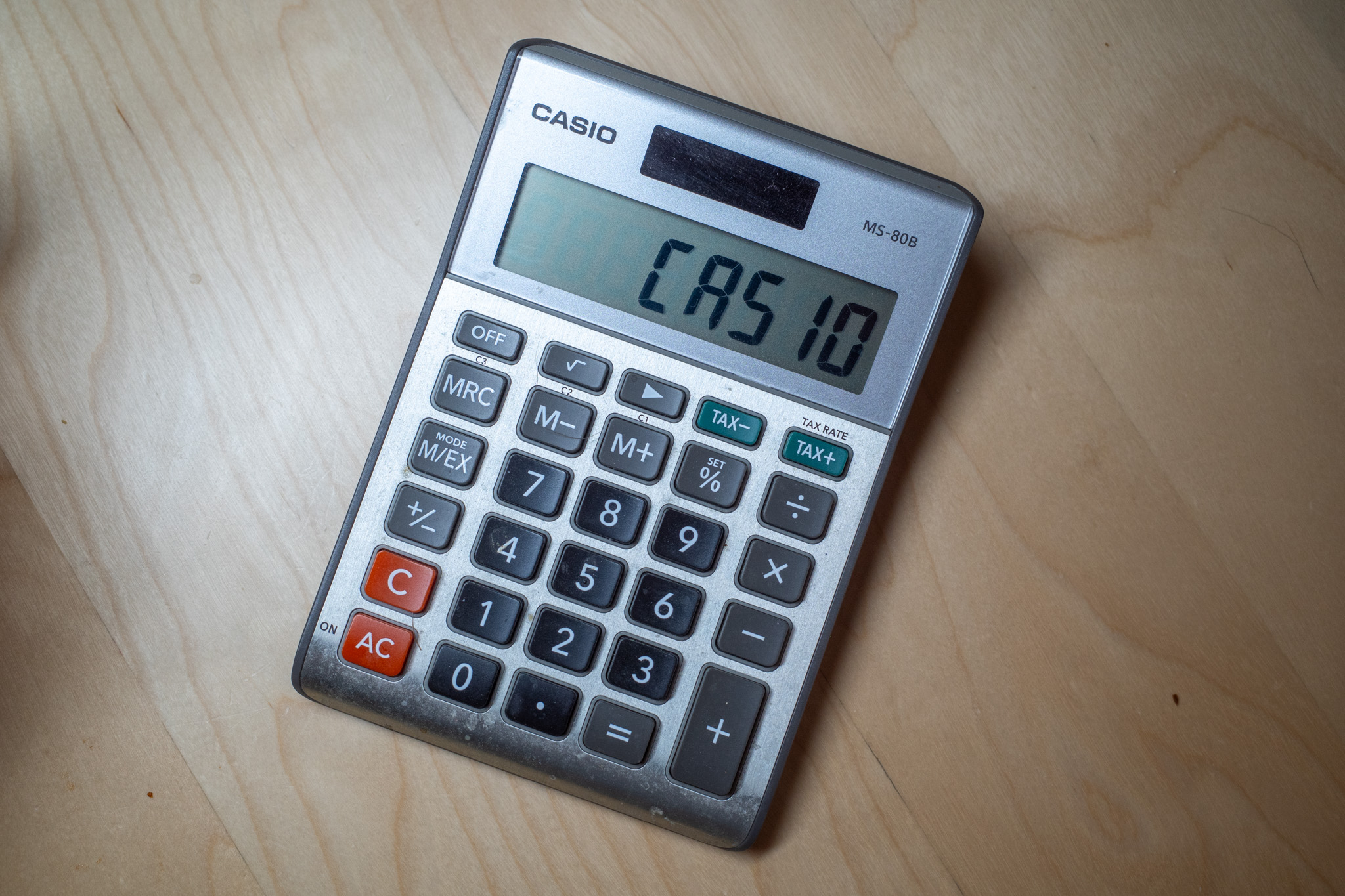 Generic Casio MS-80B calculator