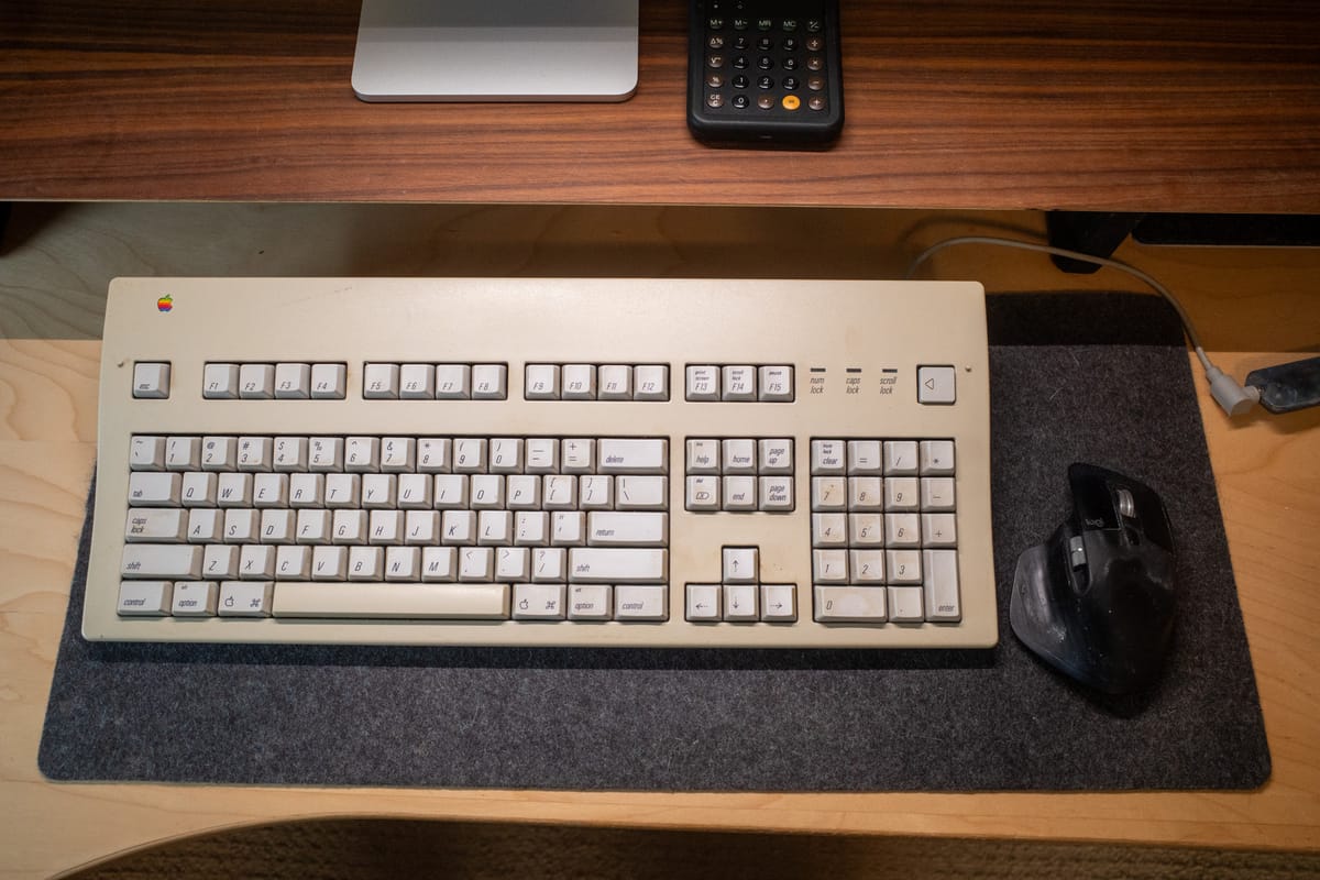 Using the Apple Extended Keyboard II