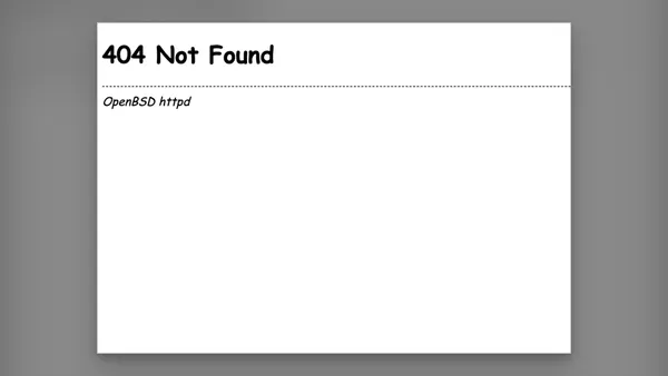 Custom error documents for httpd on OpenBSD