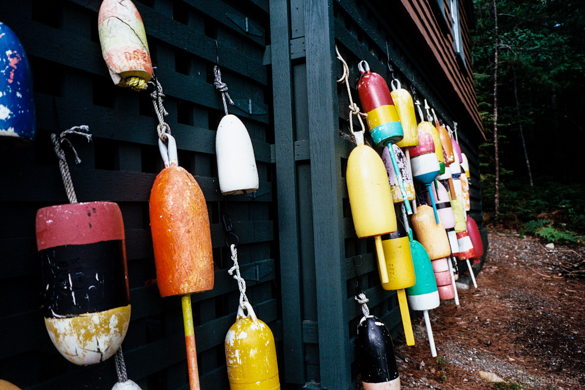 Lobster Buoys. Mount Desert, Maine.