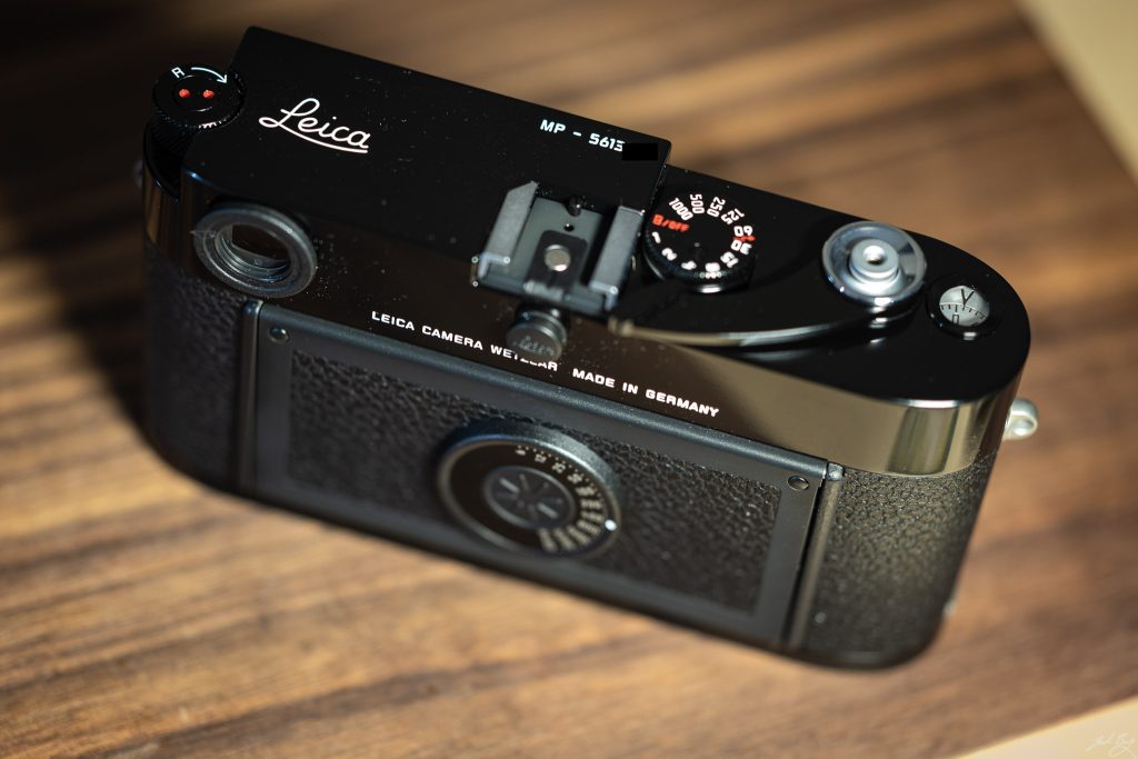 Top view of Leica MP