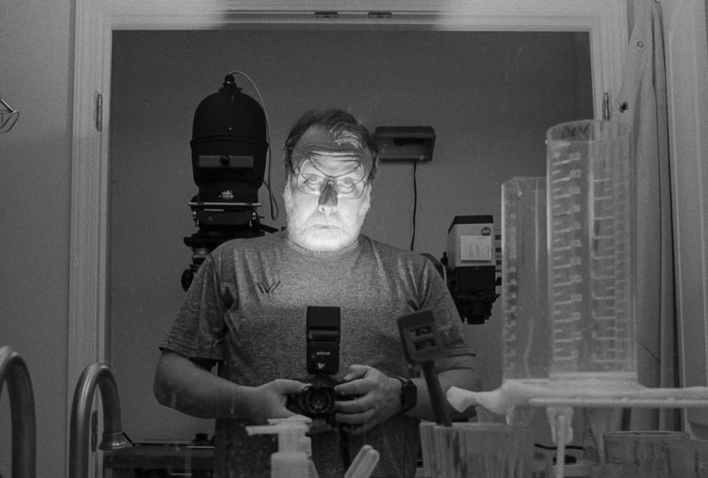 Self-portrait with newly-found Fuji X100