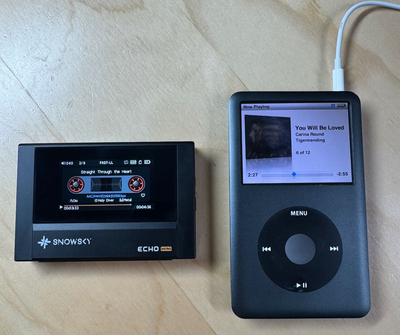 A FiiO Echo and iPod Classic