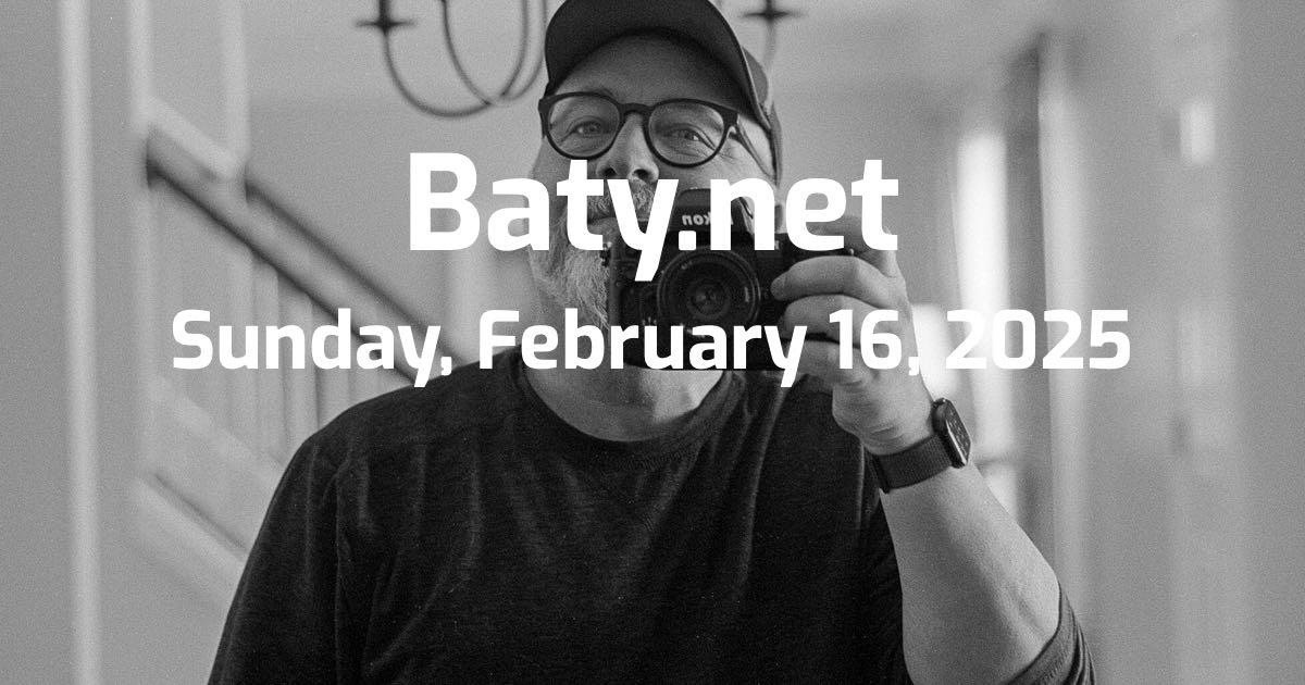 Sunday, February 16, 2025