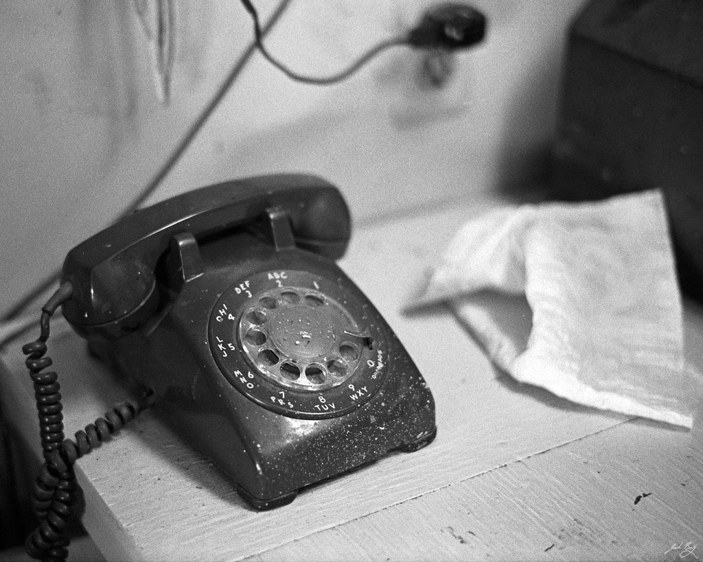 Rotary phone in my dad's garage. It still works.