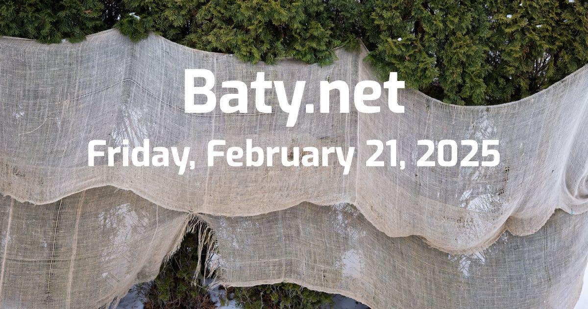 Friday, February 21, 2025