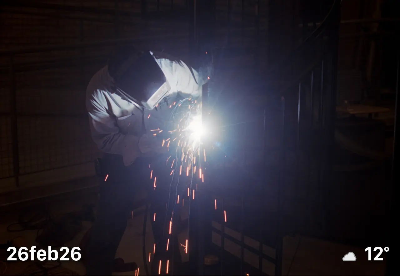 Man welding