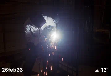 Man welding