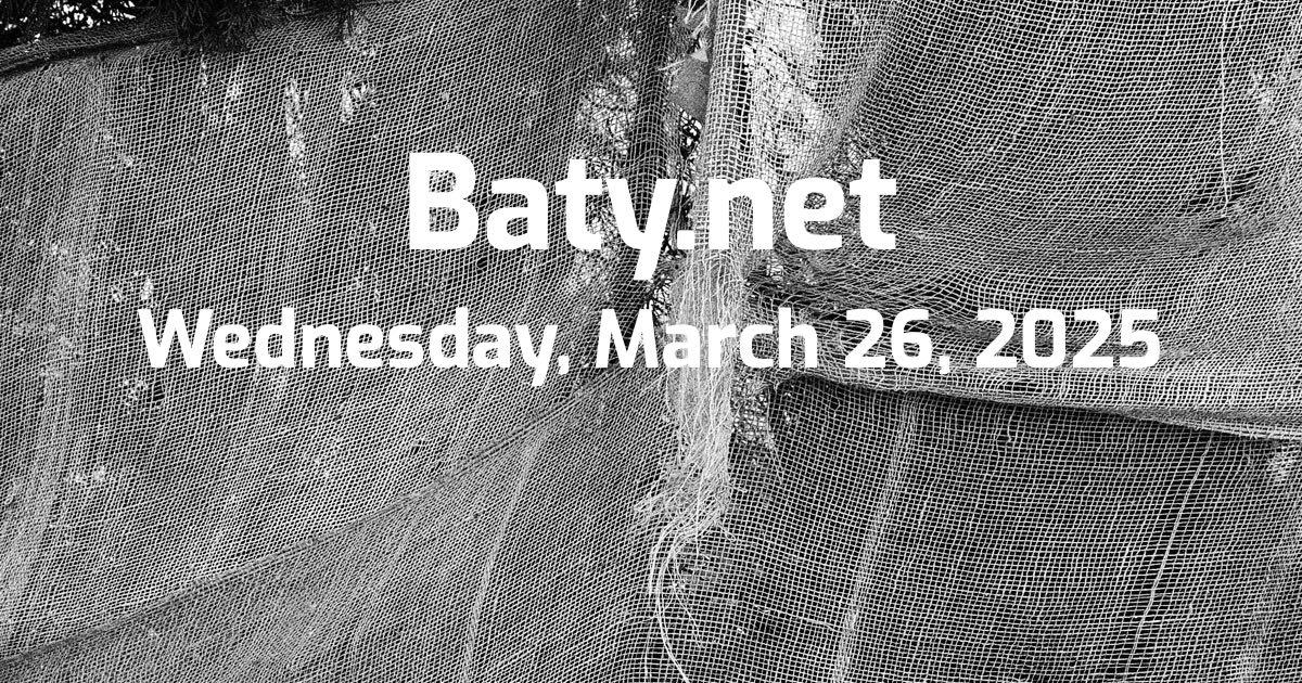 Wednesday, March 26, 2025