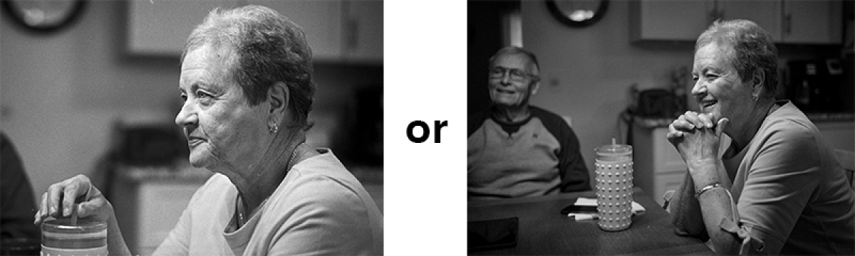 Comparing film and digital: Mom