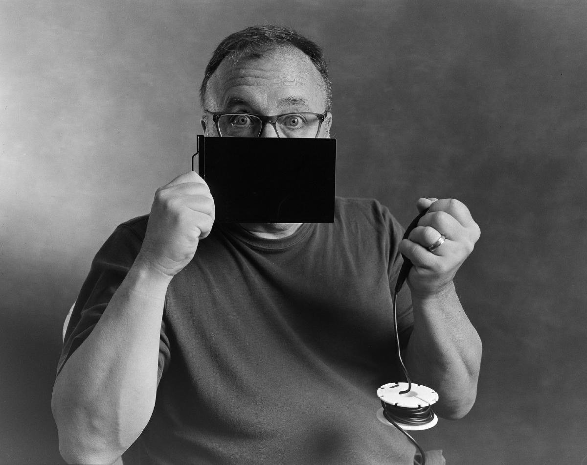 A couple 4x5 self-portraits