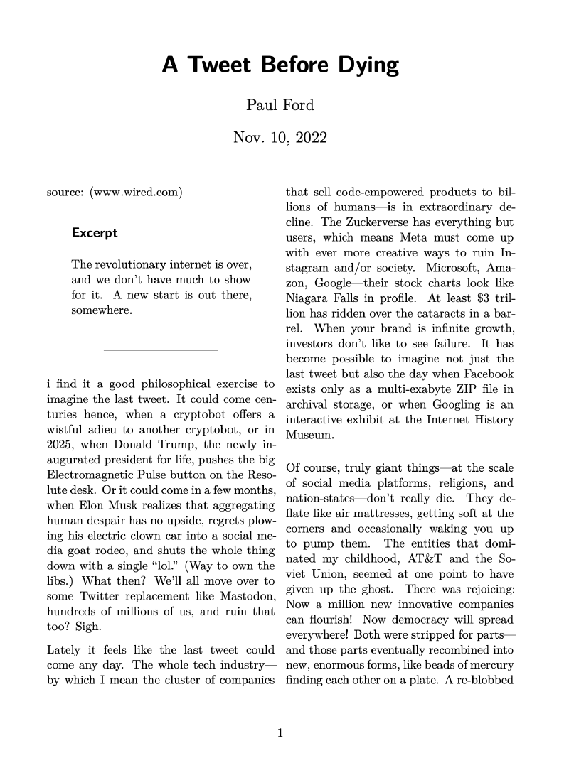 Screenshot of PDF output