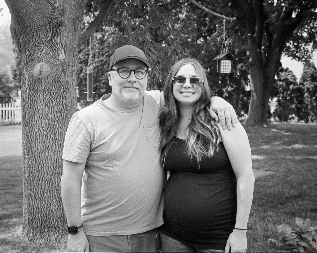 My daughter and I on Father’s Day, 2023 (In a few months it’ll be Grandfather’s Day for me!)