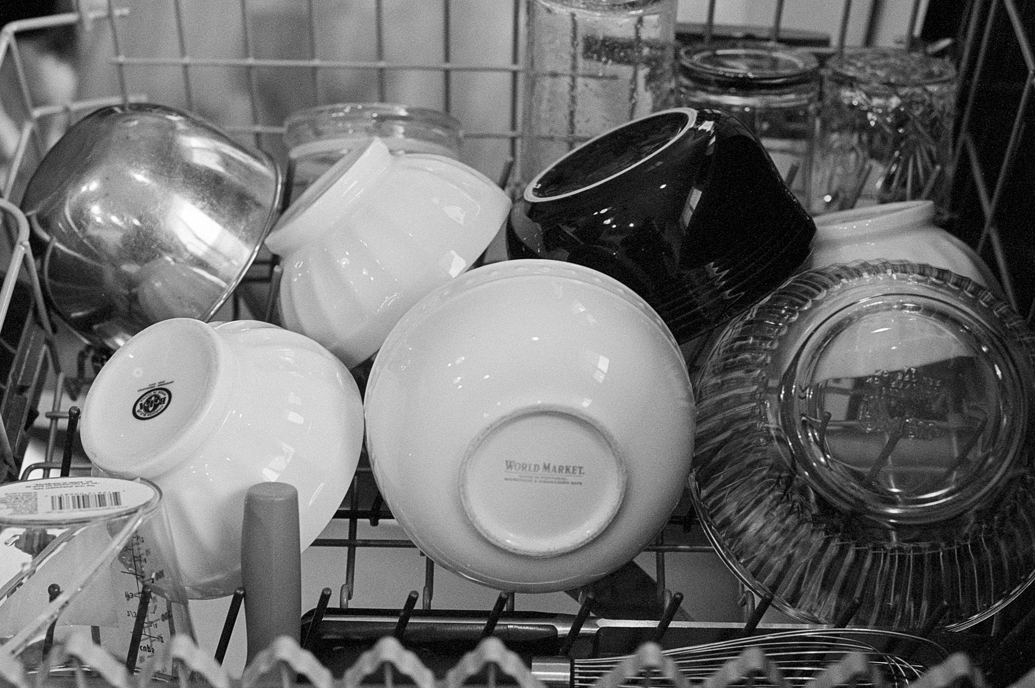 Bowls in dishwasher