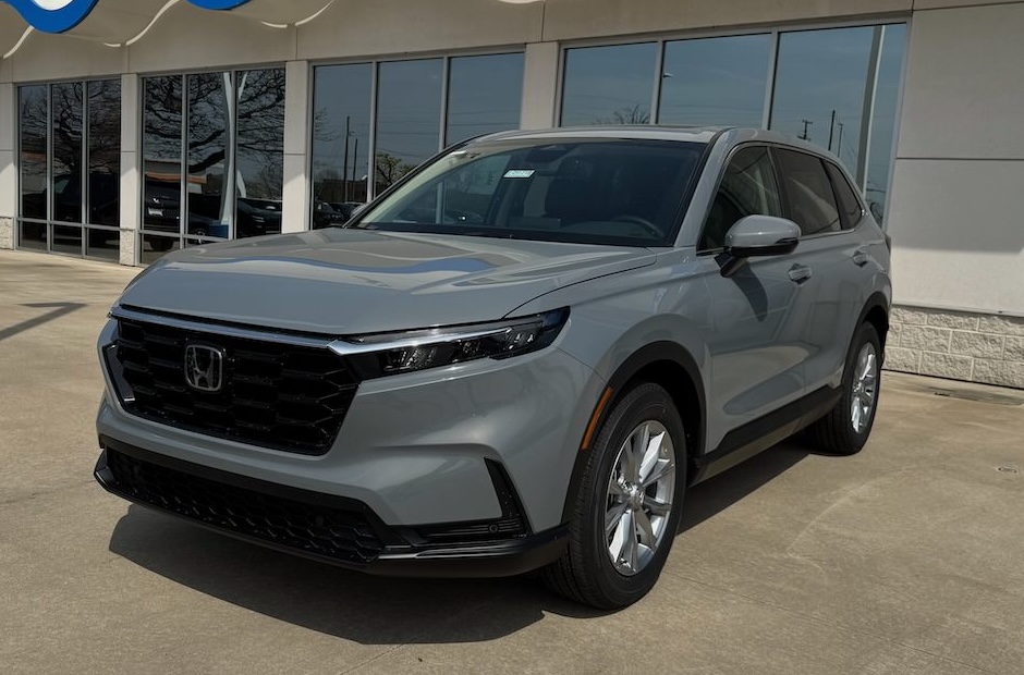 2025 Honda CR-V EX-L in Urban Gray Pearl.